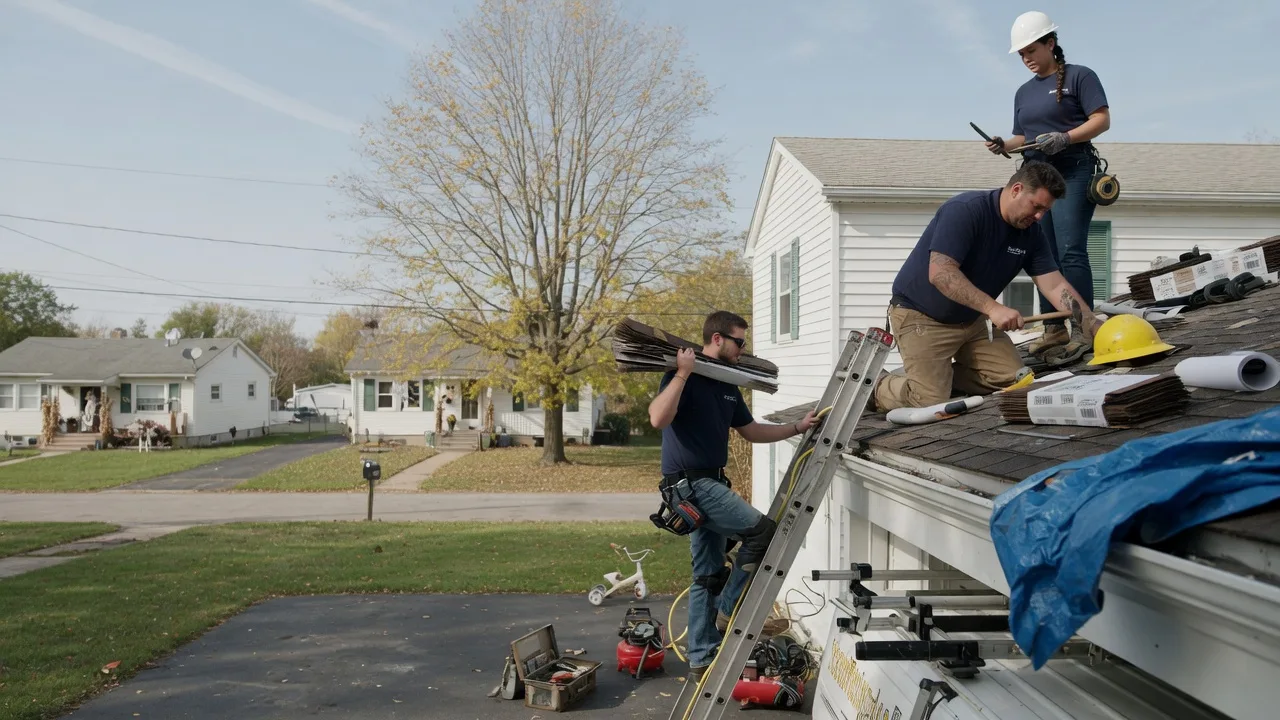 Local Roofing Contractors in Edwardsville, KS near me